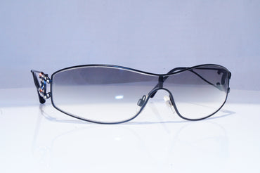 CHANEL Mens x0Designer Sunglasses Black Shield 4073 C124/8G 18539
