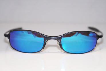 OAKLEY Vintage Mens Designer Mirror Flash Sunglasses Grey Wire 2.0 1 2 14488