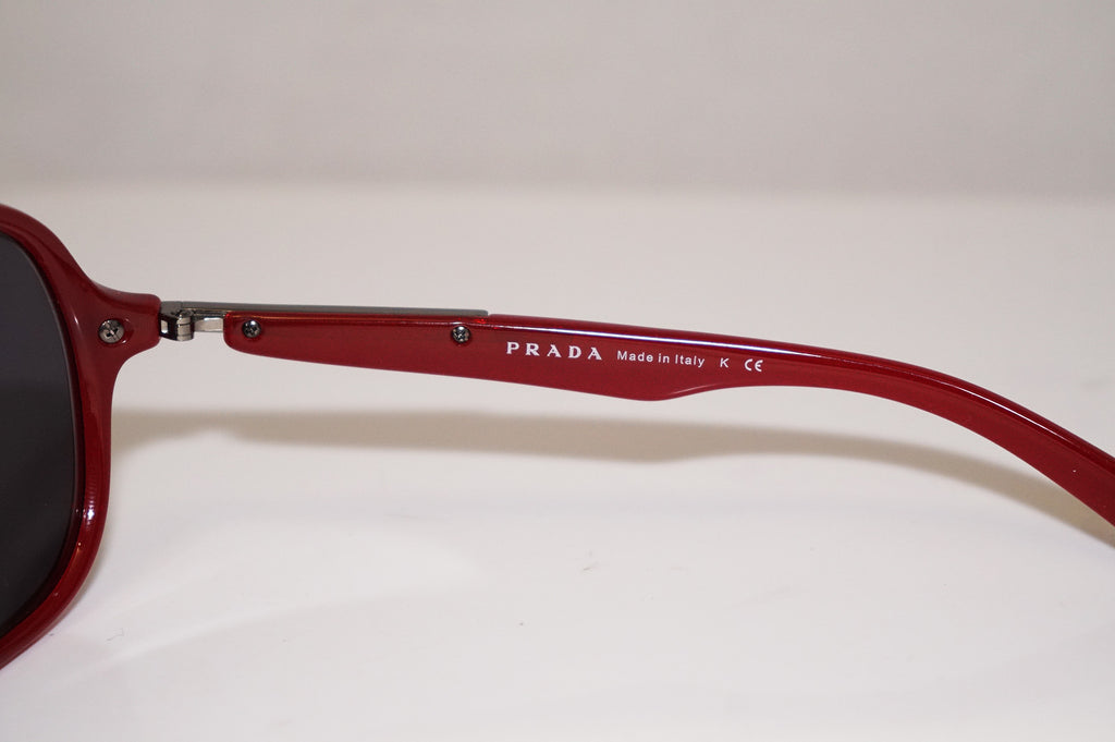 PRADA Mens Designer Flash Mirror Sunglasses Red Aviator SPS 07M ACM-3M1 14616
