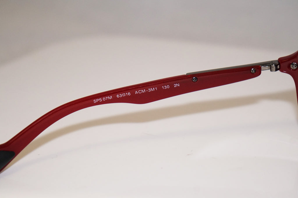 PRADA Mens Designer Flash Mirror Sunglasses Red Aviator SPS 07M ACM-3M1 14616