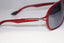PRADA Mens Designer Flash Mirror Sunglasses Red Aviator SPS 07M ACM-3M1 14616