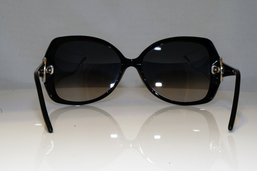 BVLGARI Womens Oversized Designer Sunglasses Black Butterfly 8035 769/8G 17212
