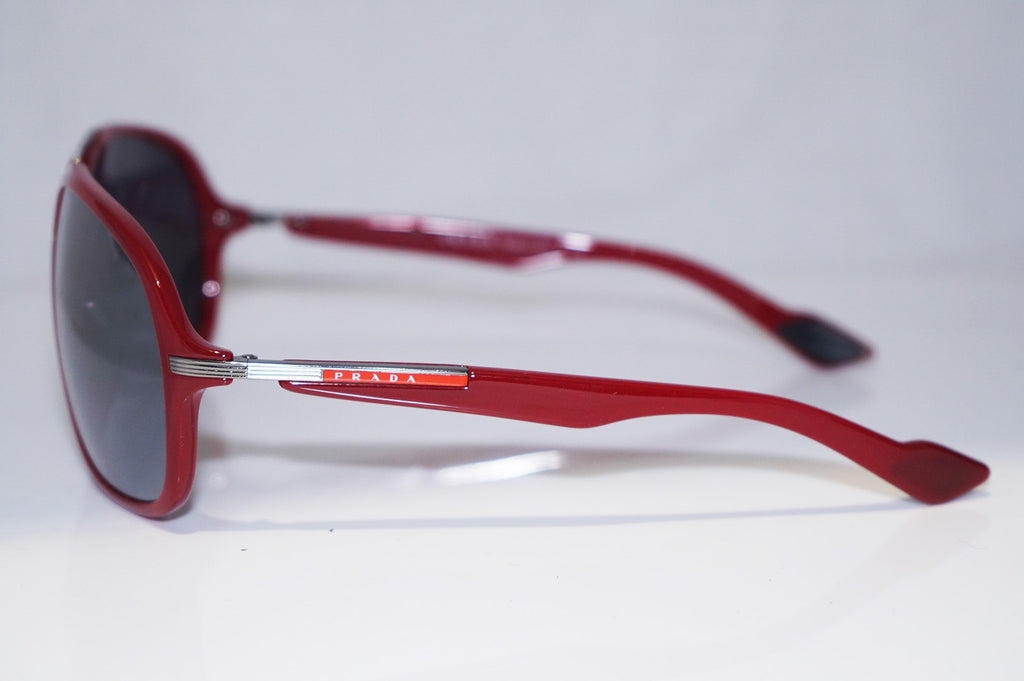 PRADA Mens Designer Flash Mirror Sunglasses Red Aviator SPS 07M ACM-3M1 14616