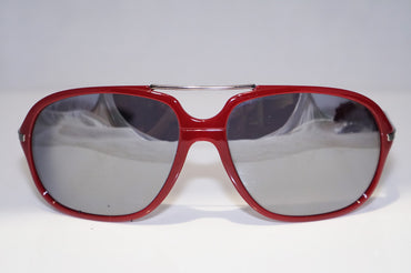 PRADA Mens Designer Flash Mirror Sunglasses Red Aviator SPS 07M ACM-3M1 14616
