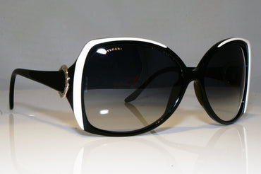 BVLGARI Womens Oversized Designer Sunglasses Black Butterfly 8035 769/8G 17212