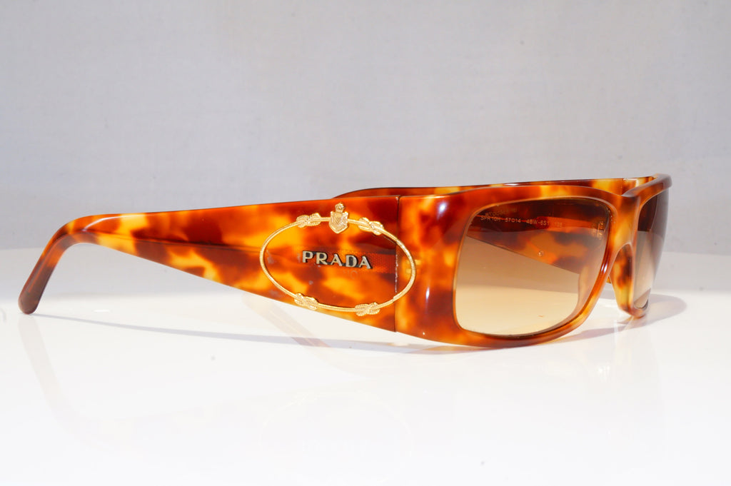 PRADA Mens Designer Sunglasses Brown Rectangle SPR 10H 4BW-6S1 18543
