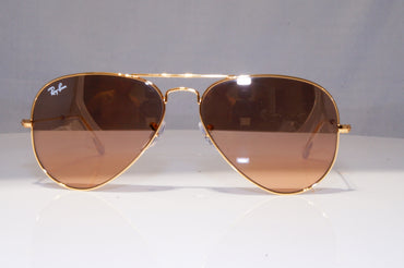 RAY-BAN Mens Womens Mirror Sunglasses Gold Pilot IMMACULATE RB 3025 001/3E 21403