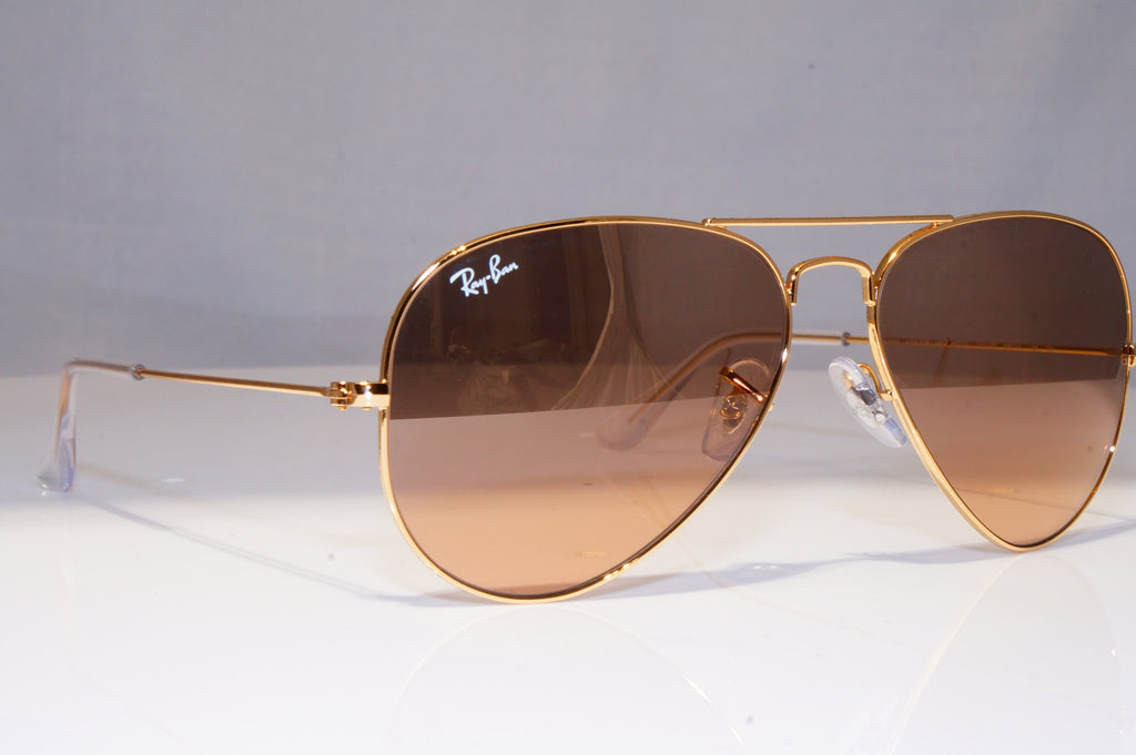 RAY-BAN Mens Womens Mirror Sunglasses Gold Pilot IMMACULATE RB 3025 001/3E 21403