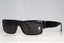 PRADA Vintage Mens Designer Sunglasses Black Rectangle SPR 07F 1AB-1A1 16031