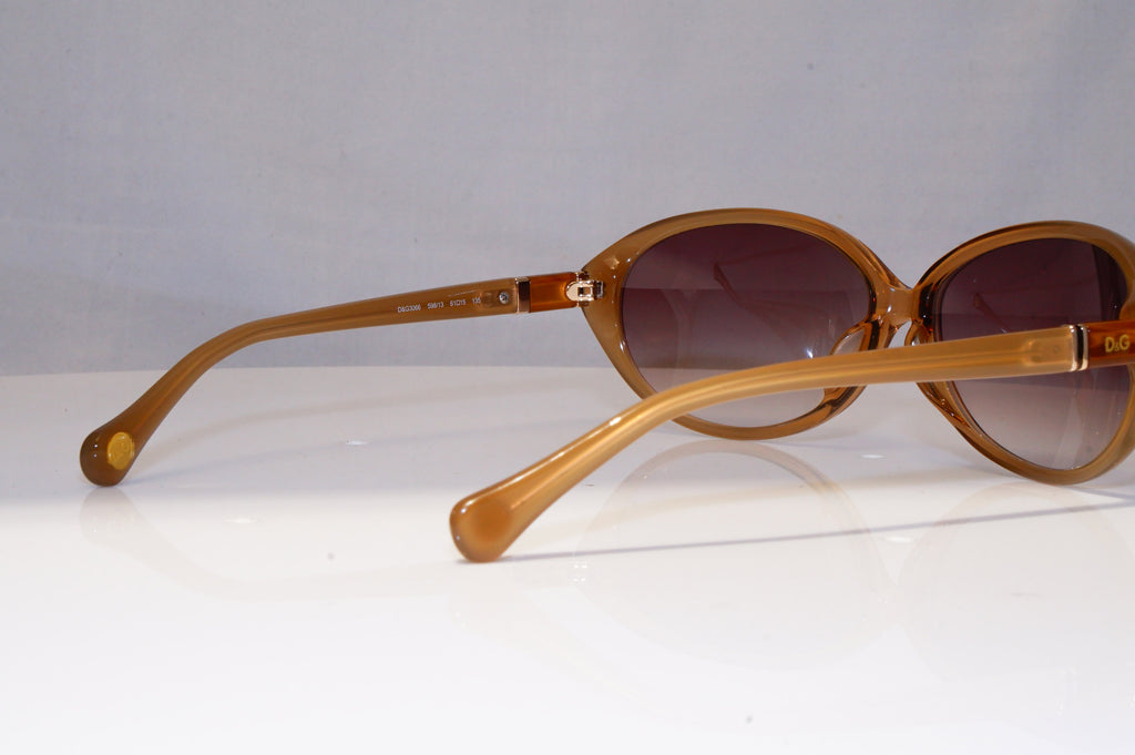 DOLCE & GABBANA Womens Designer Sunglasses Brown Oval D&G 3066 598/13 21408