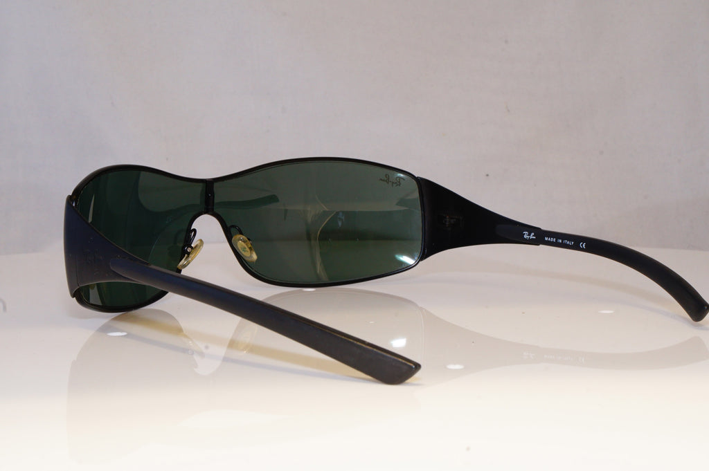 RAY-BAN Mens Designer Sunglasses Black Shield RB 3268 006/71 19647
