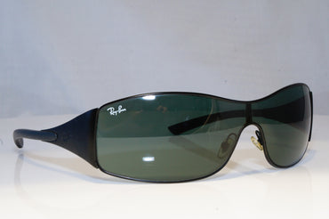 RAY-BAN Mens Designer Sunglasses Black Shield RB 3268 006/71 19647