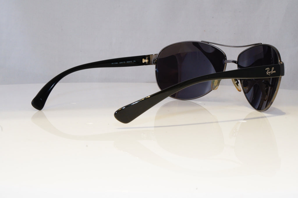 RAY-BAN Mens Designer Sunglasses Black Pilot RB 3386 004/13 17133