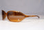 PRADA Mens Vintage 1990 Designer Sunglasses Brown Wrap SPR 04E 2AU-6S1 21306