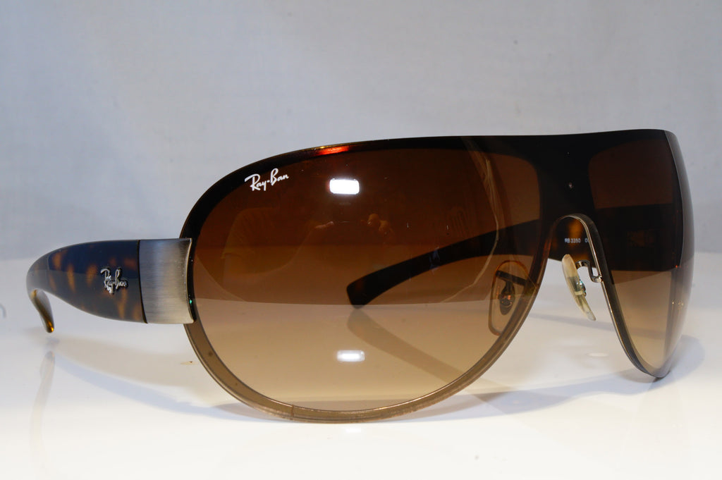 RAY-BAN Mens Designer Sunglasses Brown Shield RB 3350 004/13 19627