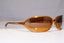PRADA Mens Vintage 1990 Designer Sunglasses Brown Wrap SPR 04E 2AU-6S1 21306