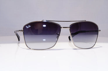 RAY-BAN Mens Boxed Designer Sunglasses Silver Wrap RB 3476 004/8G 18522