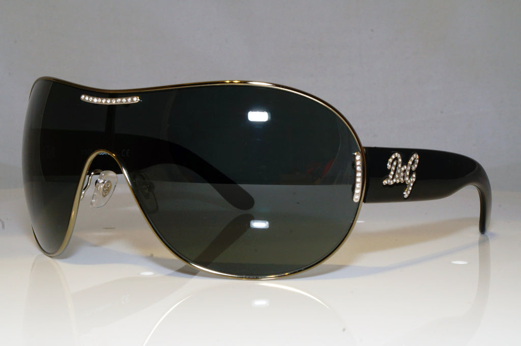 DOLCE & GABBANA Womens Diamante Designer Sunglasses Black D&G 6022 079/87 17211
