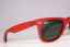 RAY-BAN Mens Unisex Designer Sunglasses Red Wayfarer RB 2140 955 14796