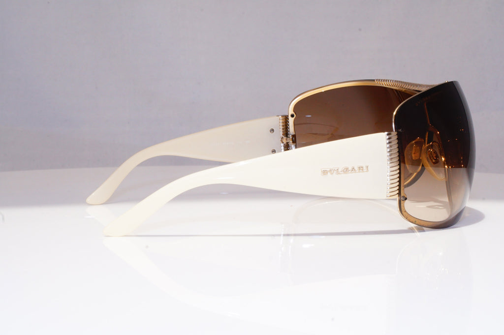 BVLGARI Womens Designer Sunglasses White Shield 6011 278/13 18524