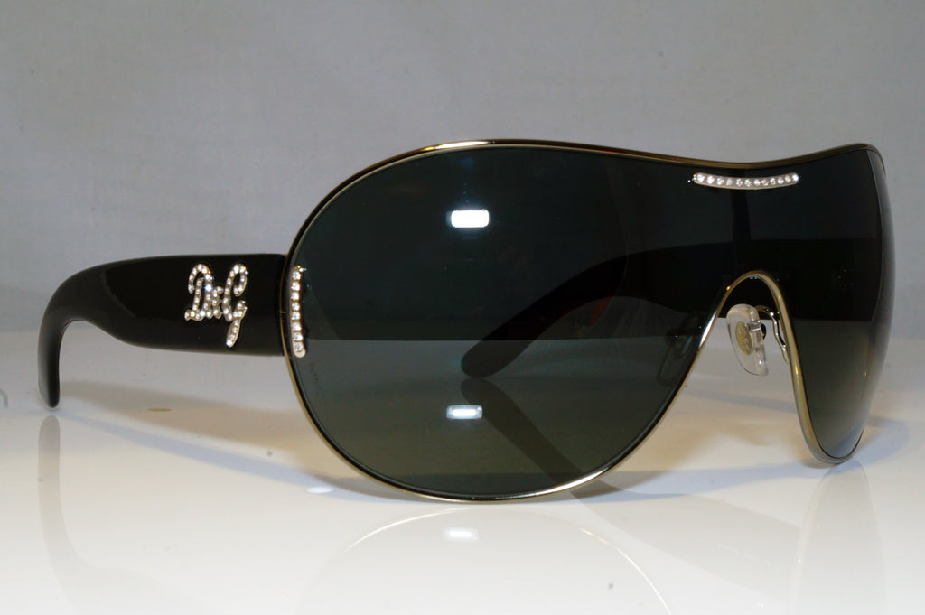 DOLCE & GABBANA Womens Diamante Designer Sunglasses Black D&G 6022 079/87 17211