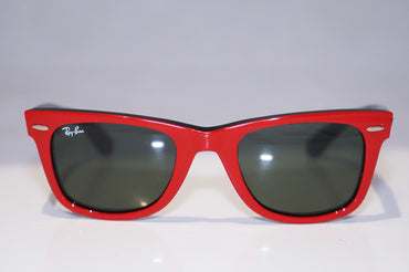 RAY-BAN Mens Unisex Designer Sunglasses Red Wayfarer RB 2140 955 14796