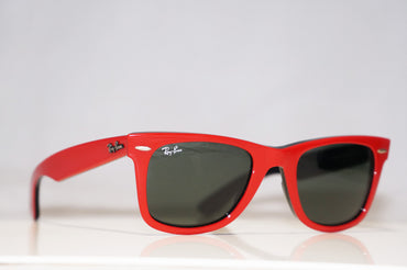 RAY-BAN Mens Unisex Designer Sunglasses Red Wayfarer RB 2140 955 14796