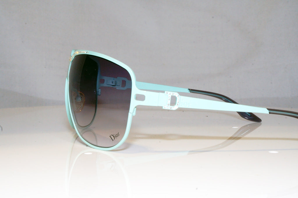 DIOR Womens Diamante Designer Sunglasses Teal Wrap HYPNOTIC DTMO0 17200