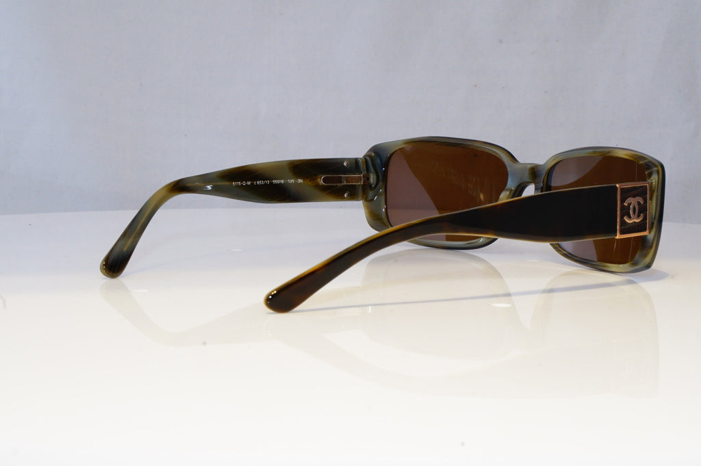 CHANEL Womens Designer Sunglasses Brown Rectangle 5115-Q 653/13 8729