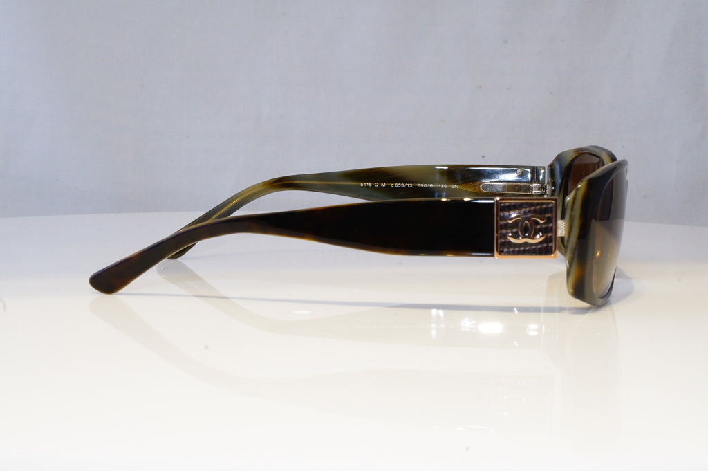 CHANEL Womens Designer Sunglasses Brown Rectangle 5115-Q 653/13 8729