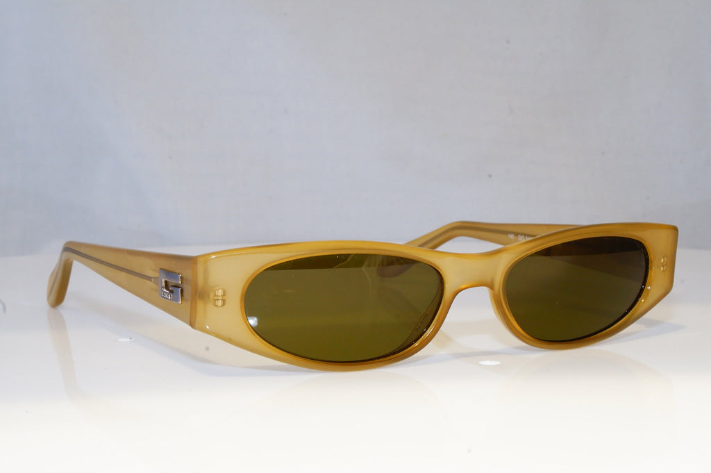 GUCCI Womens Vintage 1990 Designer Sunglasses Brown Rectangle GG 2424 4PP 19634