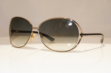 TOM FORD Womens Designer Sunglasses Silver Oval Clemence TF 158 08B 18523