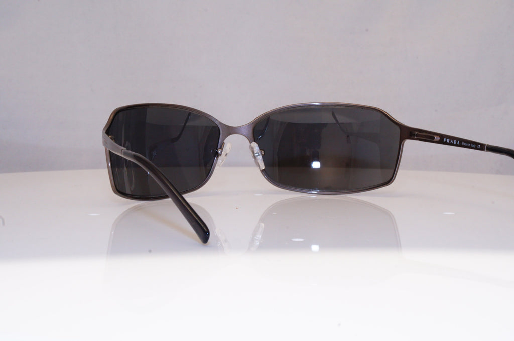 PRADA Mens Designer Sunglasses Silver Wrap SPR 58G 5AV-1A1 18532