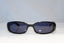 GUCCI Mens Womens Vintage Designer Sunglasses Black Rectangle GG 2452 807 19616