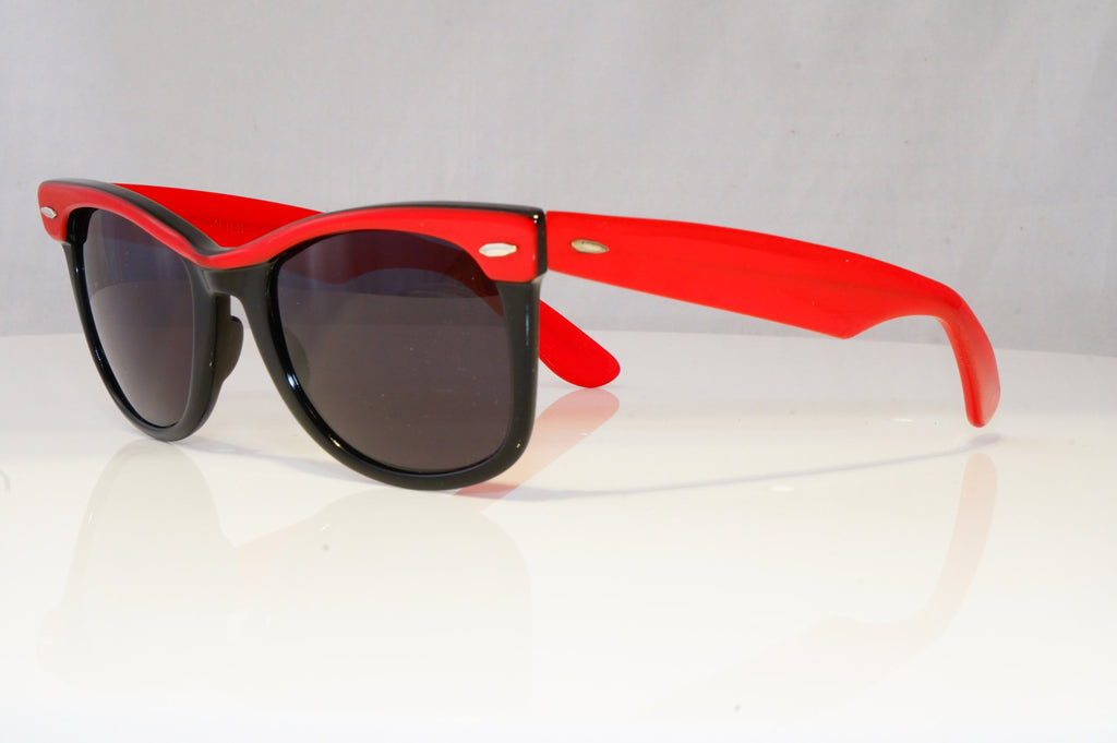RAY-BAN Mens Womens Vintage 1990 Sunglasses Red WAYFARER BAUSCH LOMB 16419