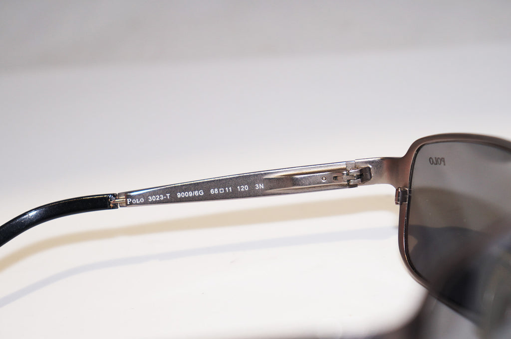 RALPH LAUREN Mens Designer Titanium Sunglasses Silver POLO 3023 9009/6G 14901