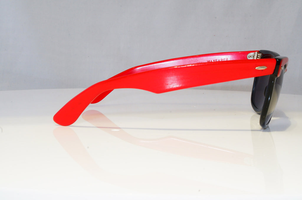 RAY-BAN Mens Womens Vintage 1990 Sunglasses Red WAYFARER BAUSCH LOMB 16419