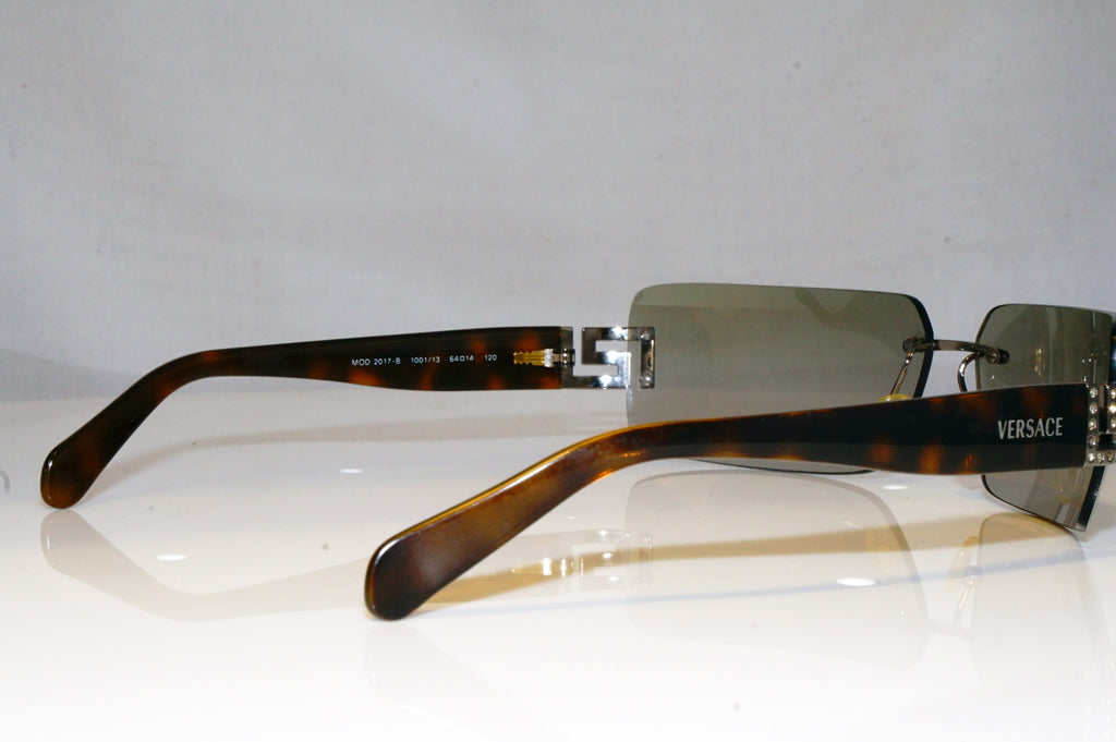 VERSACE Womens Diamante Vintage Designer Sunglasses Brown 2017-B 1001/13 17219
