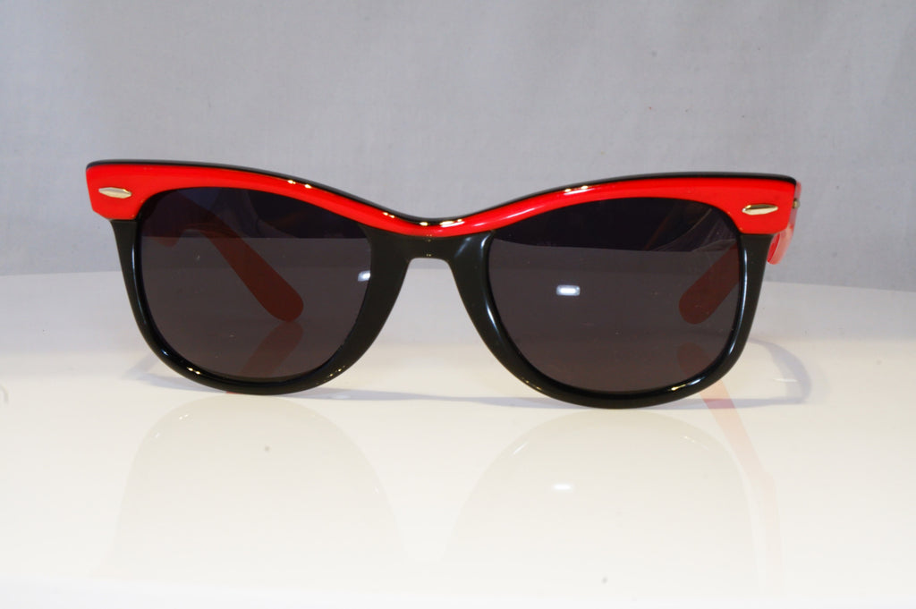 RAY-BAN Mens Womens Vintage 1990 Sunglasses Red WAYFARER BAUSCH LOMB 16419