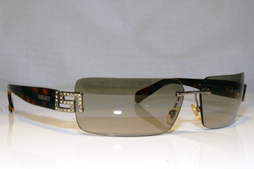 VERSACE Womens Diamante Vintage Designer Sunglasses Brown 2017-B 1001/13 17219