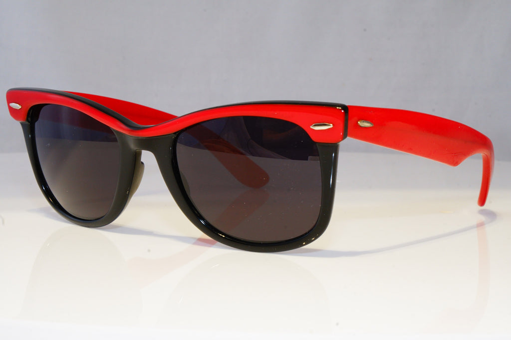 RAY-BAN Mens Womens Vintage 1990 Sunglasses Red WAYFARER BAUSCH LOMB 16419