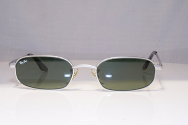 RAY-BAN Mens Vintage Sunglasses Silver Rectangle W2912 BASUCH LOMB 21309