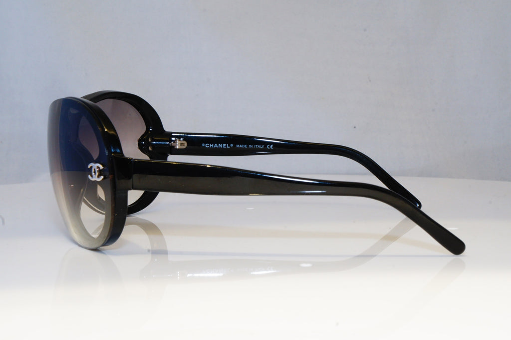 CHANEL Womens Designer Sunglasses Black Shield 5066 501/8G 19631