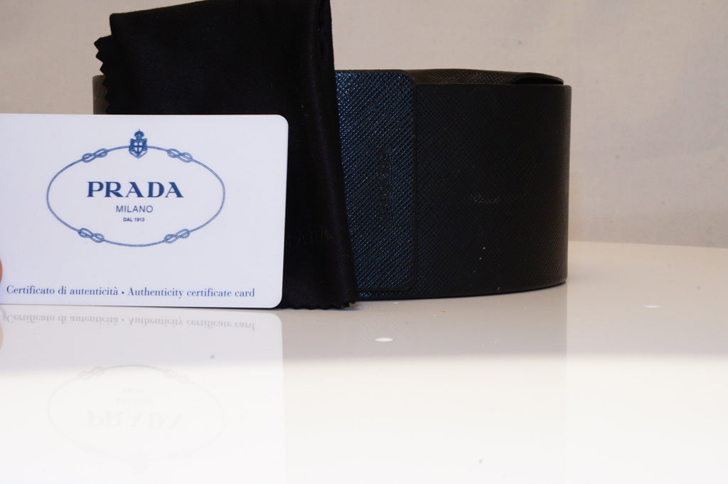 PRADA Mens Womens Unisex Designer Sunglasses Black Shield SPR 14L 1AB-1A1 18526