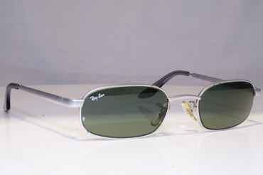 RAY-BAN Mens Vintage Sunglasses Silver Rectangle W2912 BASUCH LOMB 21309