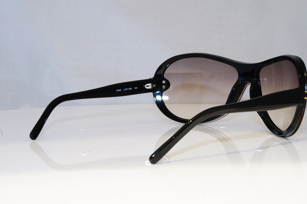CHANEL Womens Designer Sunglasses Black Shield 5066 501/8G 19631