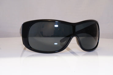 PRADA Mens Womens Unisex Designer Sunglasses Black Shield SPR 14L 1AB-1A1 18526