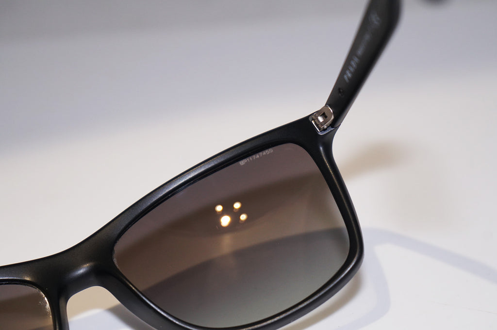 PRADA Mens Designer Sunglasses Black Square SPR 10O 1BO-3M1 14851
