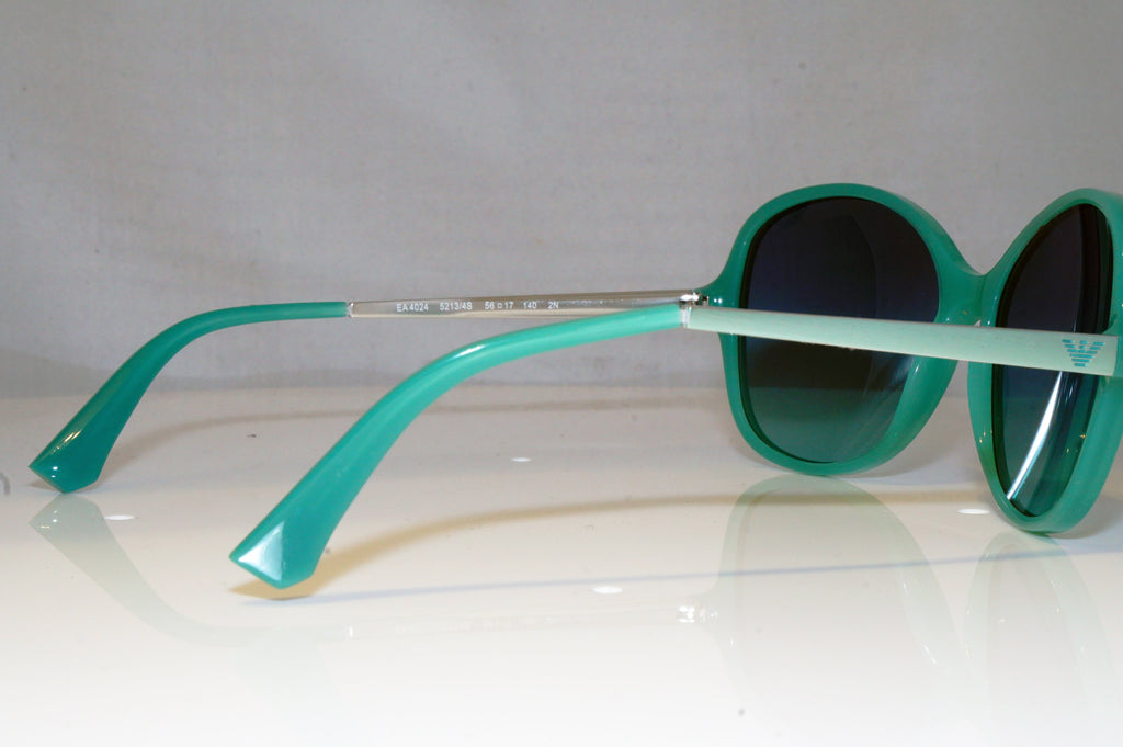EMPORIO ARMANI Womens Designer Sunglasses Green Round EA 4024 5213/4S 17198