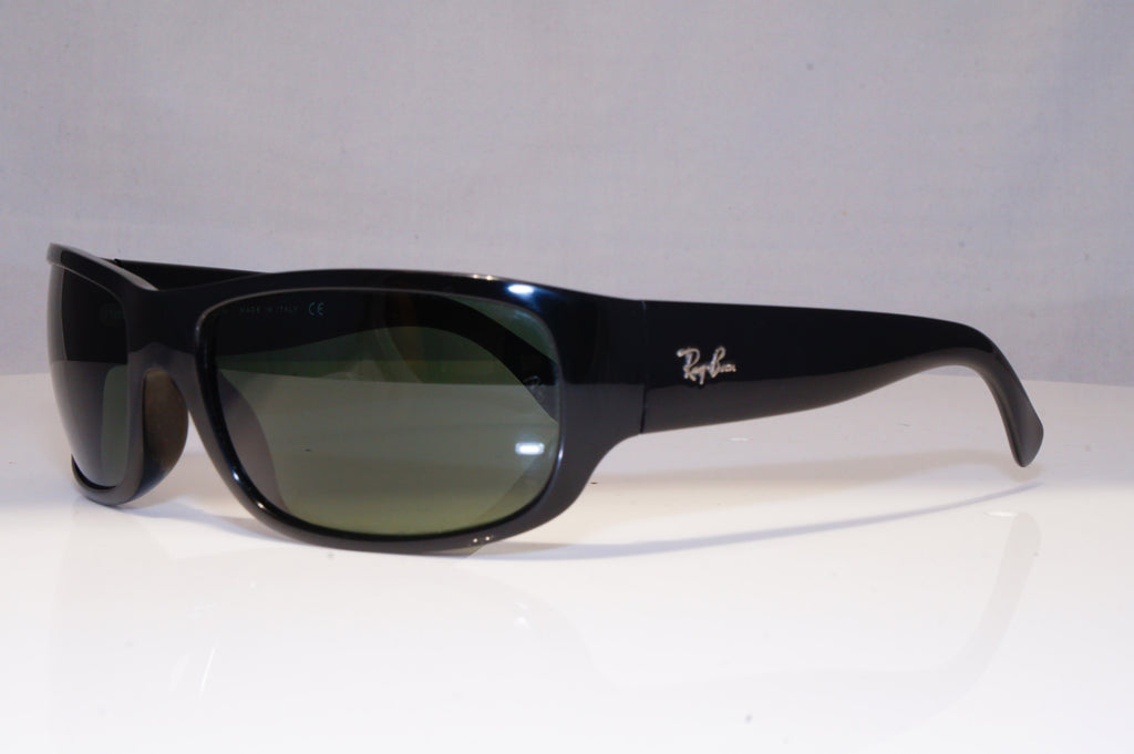 RAY-BAN Mens Designer Sunglasses Black Rectangle PREDATOR RB 4095 601 21407